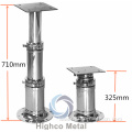 Stainless Steel Boat 3 Stages Table Pedestal